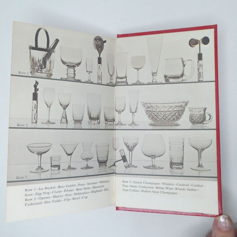 1981 Mr Boston Deluxe Official Bartenders Guide Red 61st Edition Hardcover - Picture 13 of 13